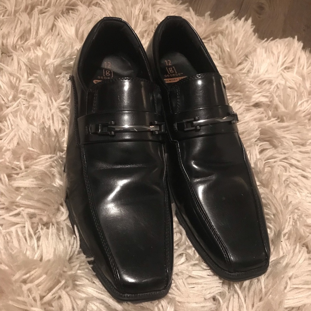Men’s Black Dress Shoes - Size 12